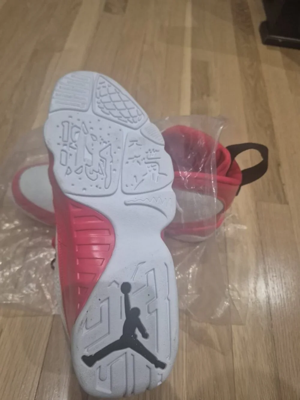 Jordan Men's High-Top Sneakers in White and Red